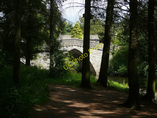Photo 6"x4" Froggatt Bridge over the River Derwent Froggatt c2010