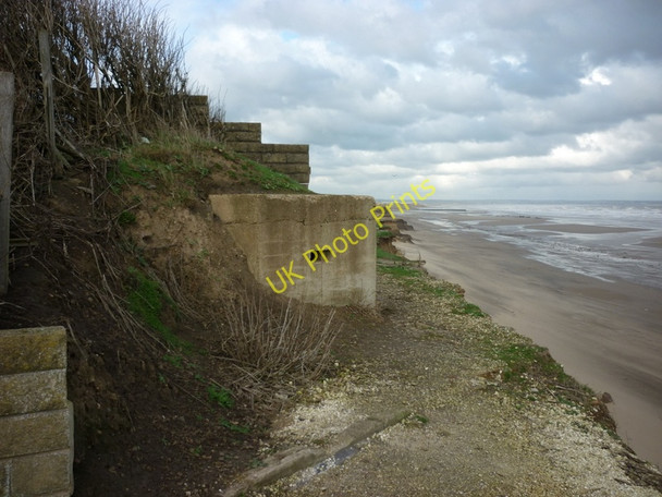 Photo 6"x4" A Pillbox near Ulrome Sands East End\/TA1757 c2010