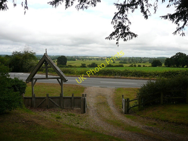Photo 6"x4" Entrance gate to Shipmeadow Church Shipmeadow c2010