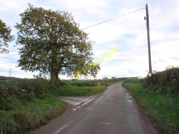 Photo 6"x4" Turning for Lydeard St Lawrence Coleford Water c2010