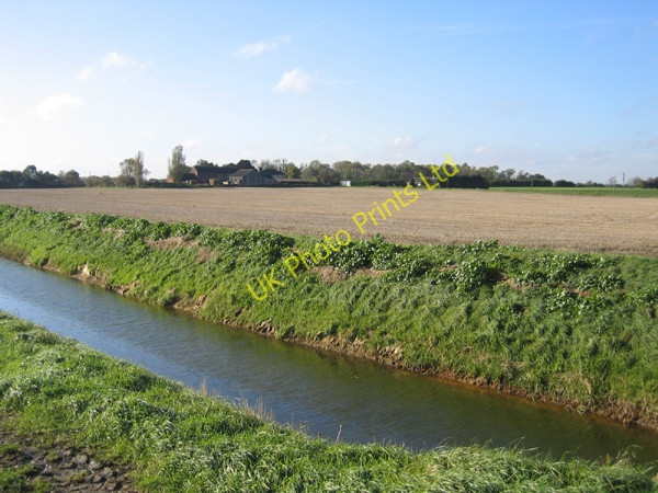 Photo 6"x4" Fenland farms, Newborough, Peterborough Eye Green c2005