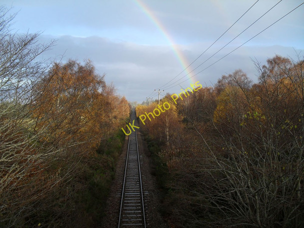 Photo 6"x4" Far North Line near Kildary and Rainbow Kildary c2010