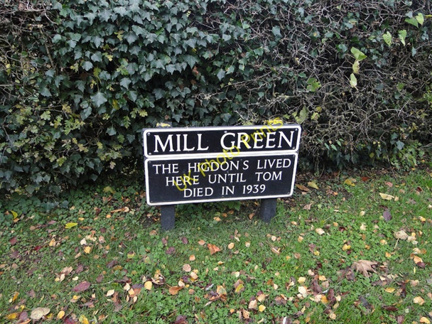 Photo 6"x4" The Higdons lived here until Tom died in 1939 Mill Green\/TM1384 c2010