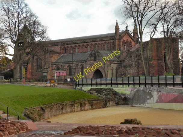 Photo 6"x4" St John's & Roman Amphitheatre Chester c2010