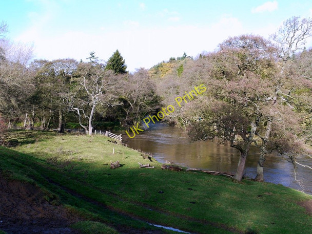 Photo 6"x4" Junction of the River Font and River Wansbeck Mitford c2010