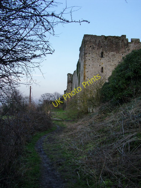 Photo 6"x4" Amberley Castle, seen from the west at dusk Amberley\/TQ0313 c2010