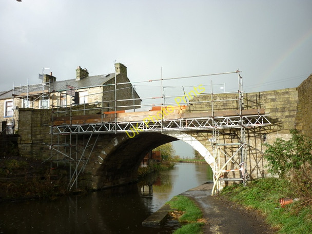 Photo 6"x4" Repairs underway on bridge #121 Padiham c2010