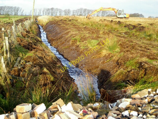 Photo 6"x4" Drainage Improvement Near Meadowhead Auldhouse c2008