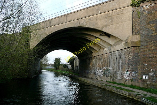 Photo 6"x4" Kings Langley railway bridge Nash Mills c2010