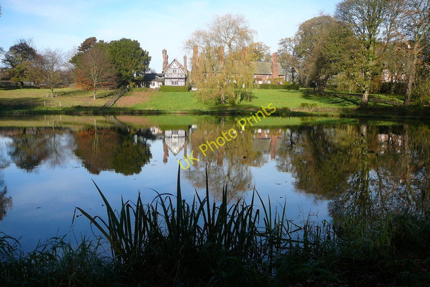 Photo 6"x4" Houses and pond at Arley Green Arley Green c2010