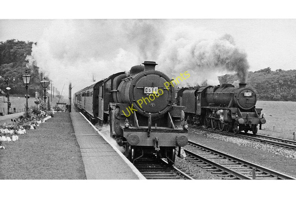Photo 6"x4" Up expresses racing at Salwick Lea Town c1959