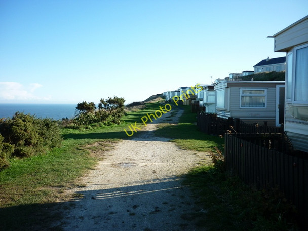 Photo 6"x4" Caravans at Gristhorpe Cliff Gristhorpe c2010