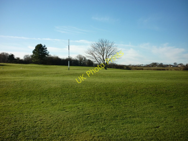 Photo 6"x4" A public footpath across a golf course Filey c2010