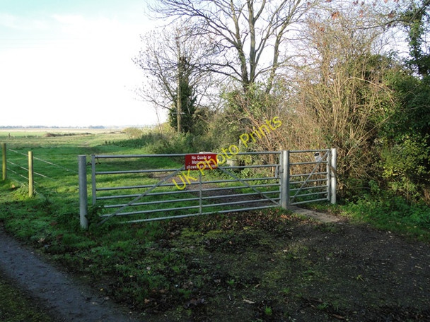 Photo 6"x4" Footpath at the end of Fen Lane Marham Marham c2010