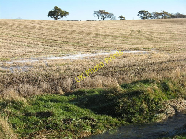Photo 6"x4" Stubble field near Parduvine Carrington\/NT3160 c2010