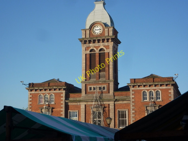 Photo 6"x4" Market hall and outdoor stalls Chesterfield\/SK3871 c2010