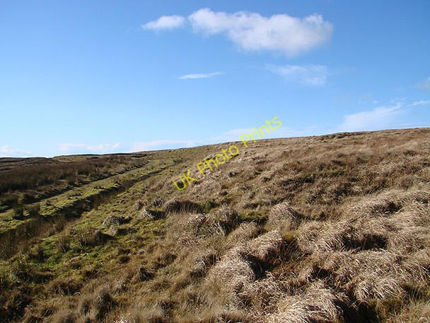 Photo 6"x4" Moorland track and bog at Banc Llwyd Mawr Bryn Garw\/SN8077 c2010