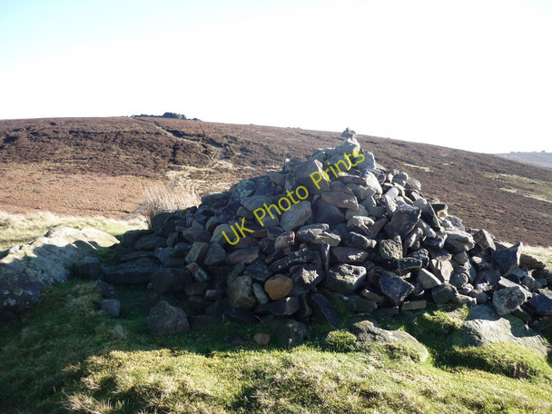 Photo 6"x4" Cairn on Lost Lad Howshaw Tor c2010