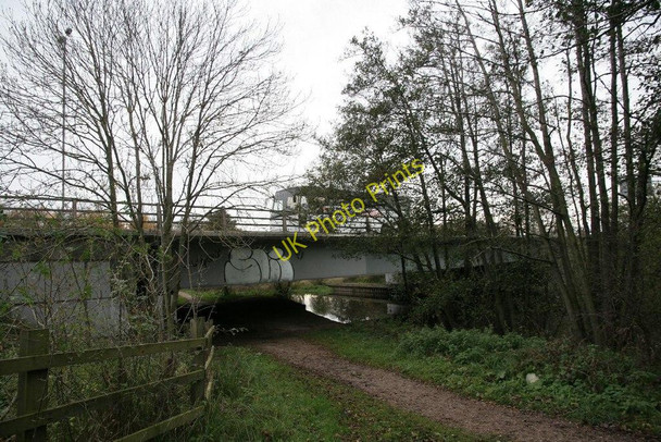 Photo 6"x4" Coach on the bridge Trash Green c2010