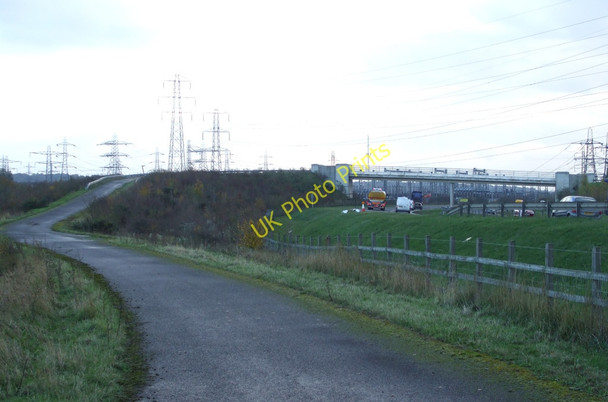 Photo 6"x4" Bridleway Farm Road Rawreth Shot c2010