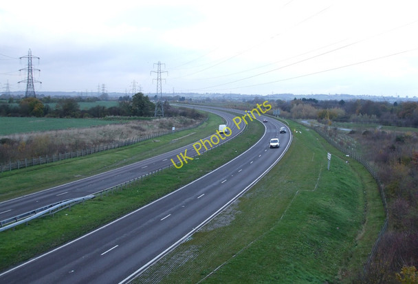 Photo 6"x4" Looking North on the A130 Rawreth Shot c2010