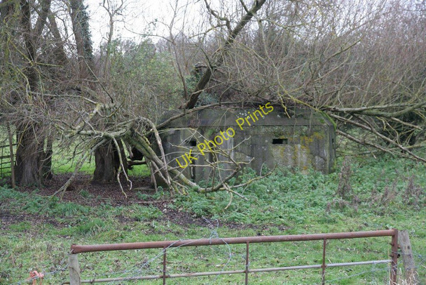 Photo 6"x4" Pillbox past the gate Calcot\/SU6671 c2010