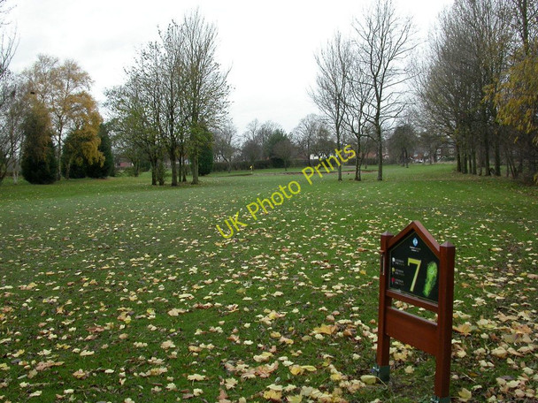 Photo 6"x4" Urmston, golf course Urmston c2010