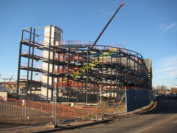Photo 6"x4" Car park under construction Worcester c2010