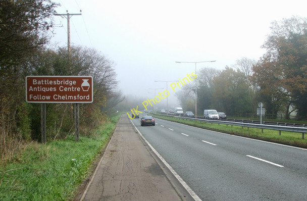 Photo 6"x4" Arterial Cycle Path Nevendon c2010