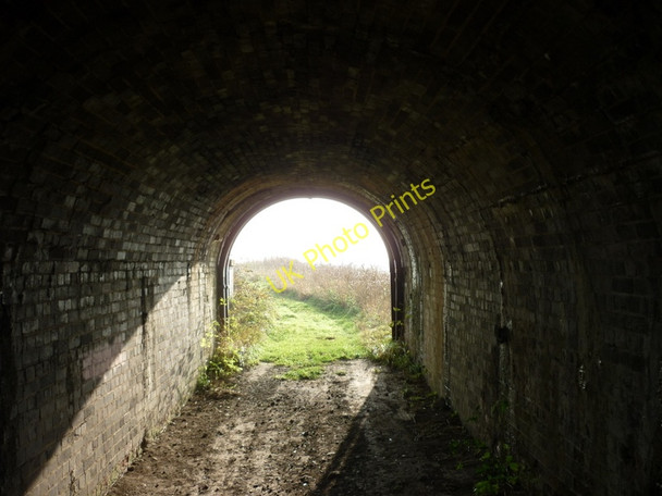 Photo 6"x4" The path goes under the rail line Broughton Common c2010
