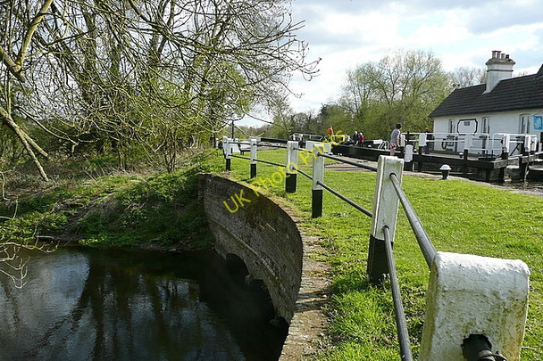 Photo 6"x4" Denham deep lock 87 Denham\/TQ0486 c2010