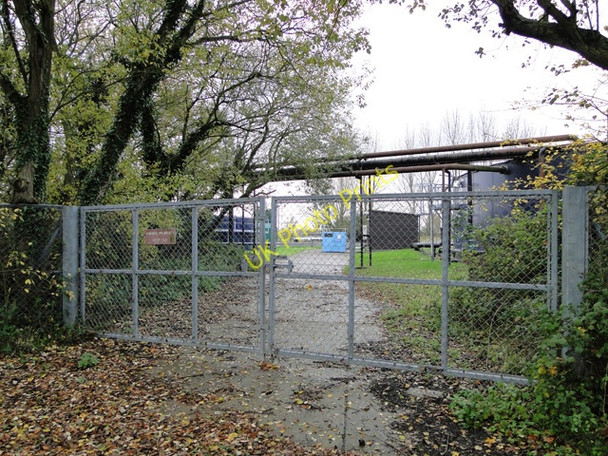 Photo 6"x4" Rear entrance gate into turkey processing factory Upper Holton c2010