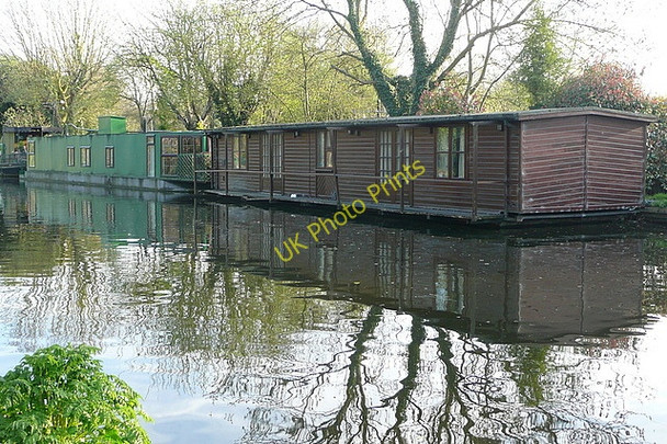Photo 6"x4" Houseboats at Cowley Yiewsley c2010