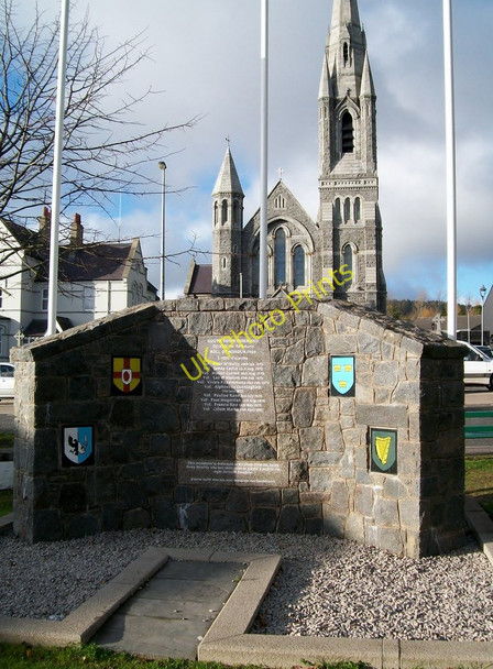 Photo 6"x4" Republican memorial to Volunteers killed during The Troubles Castlewellan c2010
