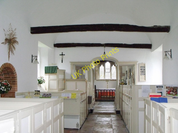 Photo 6"x4" Interior of All Saints, Chalbury, Dorset Chalbury\/SU0106 c2010