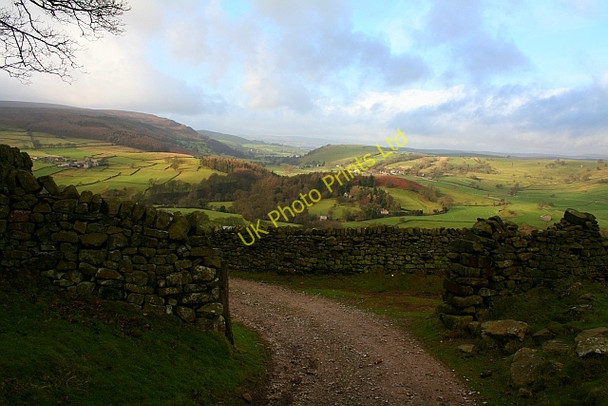 Photo 6"x4" Track and Walls Beneath Earls Seat Howgill\/SE0659 c2008