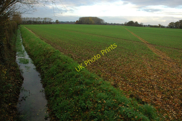 Photo 6"x4" Arable land near Naunton Green Street\/SO8740 c2010