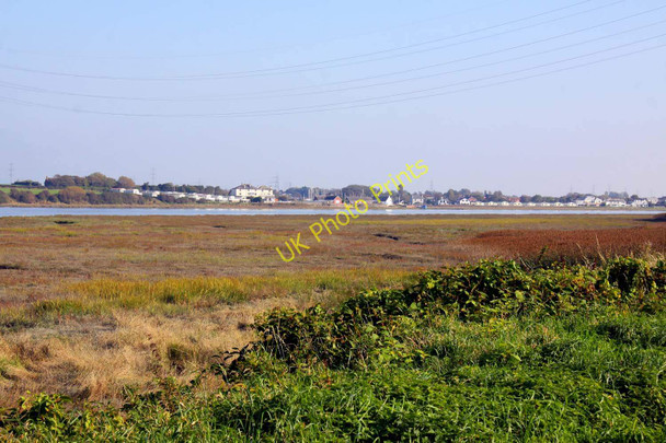 Photo 6"x4" The Wyre Estuary salt-marshes looking towards Hambleton Thornton\/SD3442 c2010