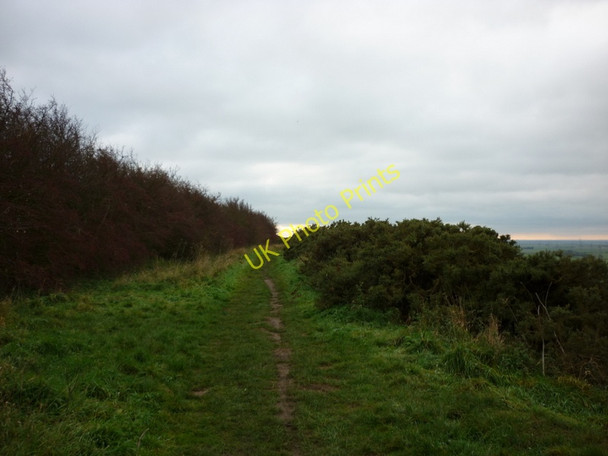 Photo 6"x4" Walking south along The Cliff Burton Stather c2010