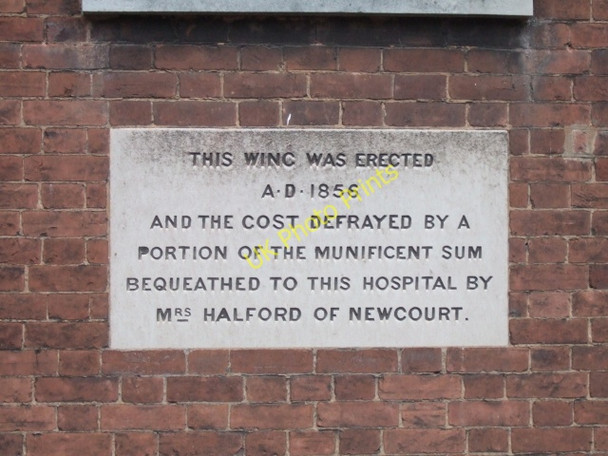 Photo 6"x4" Foundation stone of one wing of the former Exeter hospital Exeter c2010 P1