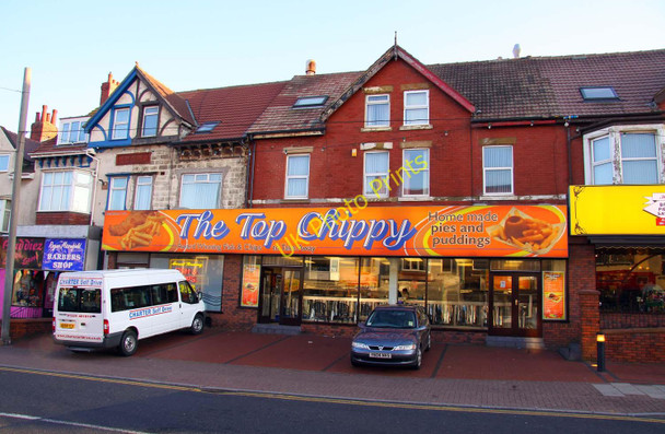 Photo 6"x4" The Top Chippy on Red Bank Road Bispham c2010