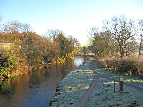 Photo 6"x4" The frozen Staffs & Worcs Canal by Oldington Bridge Stourport-on-Severn c2010
