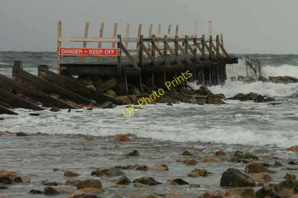 Photo 6"x4" Not a very welcoming sight on the East Beach Lossiemouth c2010