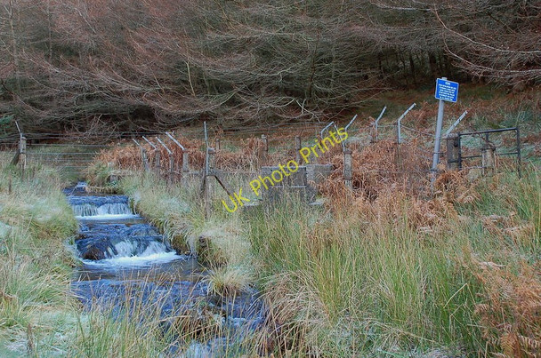 Photo 6"x4" Water supply intake, Priesthope Walkerburn c2010