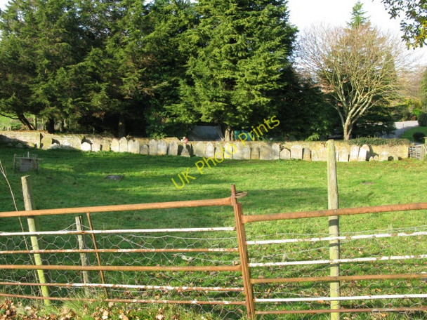 Photo 6"x4" Grave stones near Chapel Farm Carter's Clay c2010