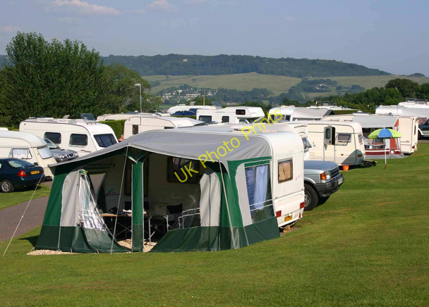 Photo 6"x4" Wood Farm Caravan Site, Charmouth Lyme Regis c2005