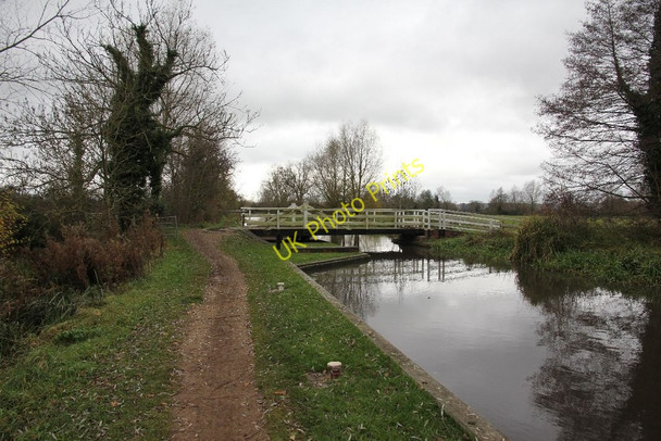 Photo 6"x4" Sulhamstead Swing Bridge Sheffield Bottom c2010