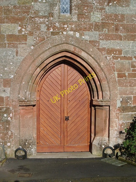 Photo 6"x4" The Parish Church of St Michael & All Angels, Arthuret, Doorway Longtown\/NY3868 c2008
