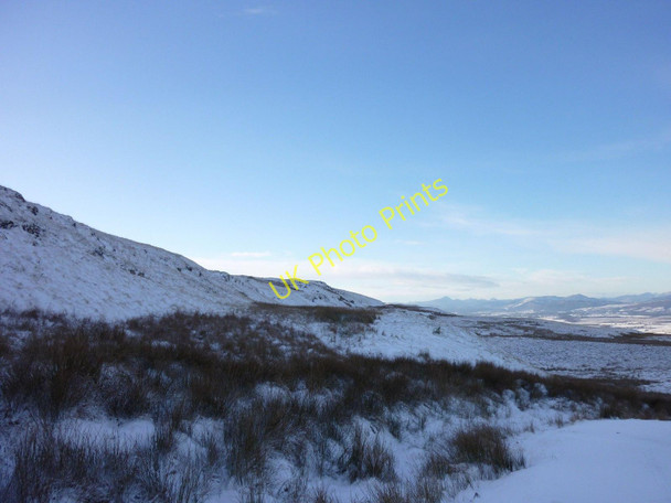 Photo 6"x4" High above Gargunnock Gargunnock c2010