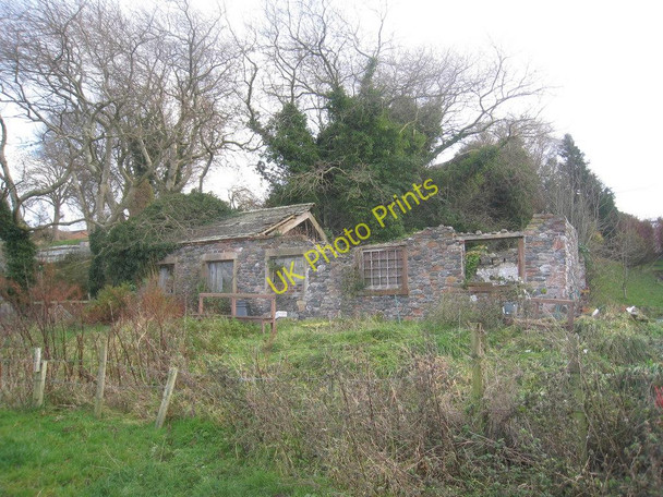 Photo 6"x4" Ruined sheds by the foreshore Bowness-on-Solway c2010